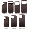 Pod Sync Genuine Leather MagSafe Case for iPhone 15 16 17 Pro Max & Air