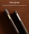 Pod Sync Genuine Leather MagSafe Case for iPhone 15 16 17 Pro Max & Air
